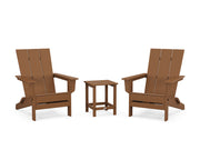 Modern Studio 3 Piece Folding Adirondack Set - The Great Escape
