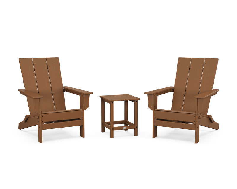 Modern Studio 3 Piece Folding Adirondack Set - The Great Escape