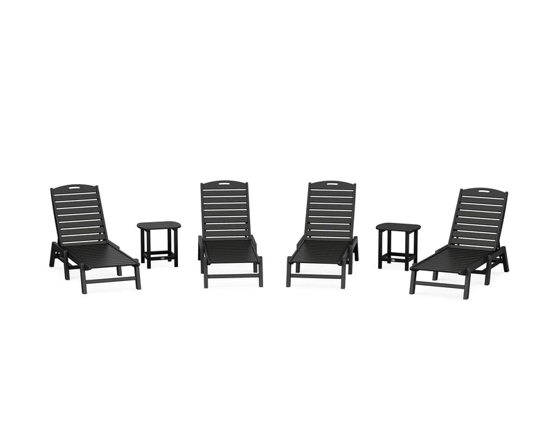 Nautical 6 Piece Chaise Lounge Set - The Great Escape