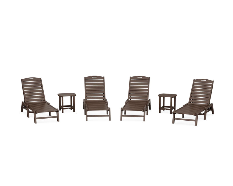Nautical 6 Piece Chaise Lounge Set - The Great Escape