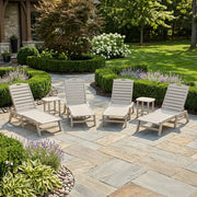 Nautical 6 Piece Chaise Lounge Set - The Great Escape