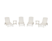 Nautical 6 Piece Chaise Lounge Set - The Great Escape