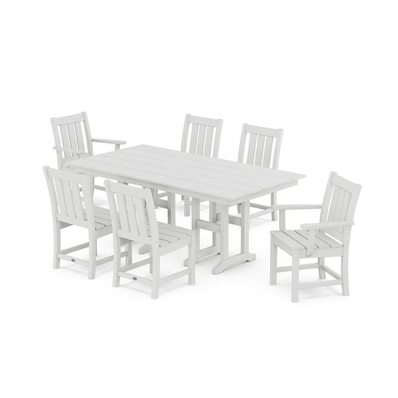 Oxford 7 Piece Farmhouse Dining Set - The Great Escape