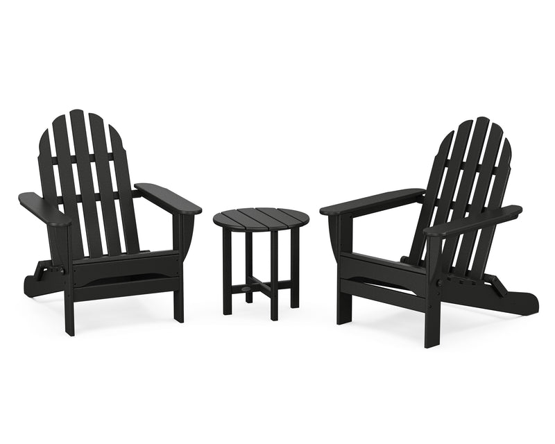 Classic 3 Piece Folding Adirondack Set - The Great Escape