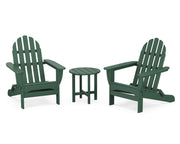 Classic 3 Piece Folding Adirondack Set - The Great Escape