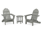 Classic 3 Piece Folding Adirondack Set - The Great Escape