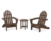 Classic 3 Piece Folding Adirondack Set - The Great Escape