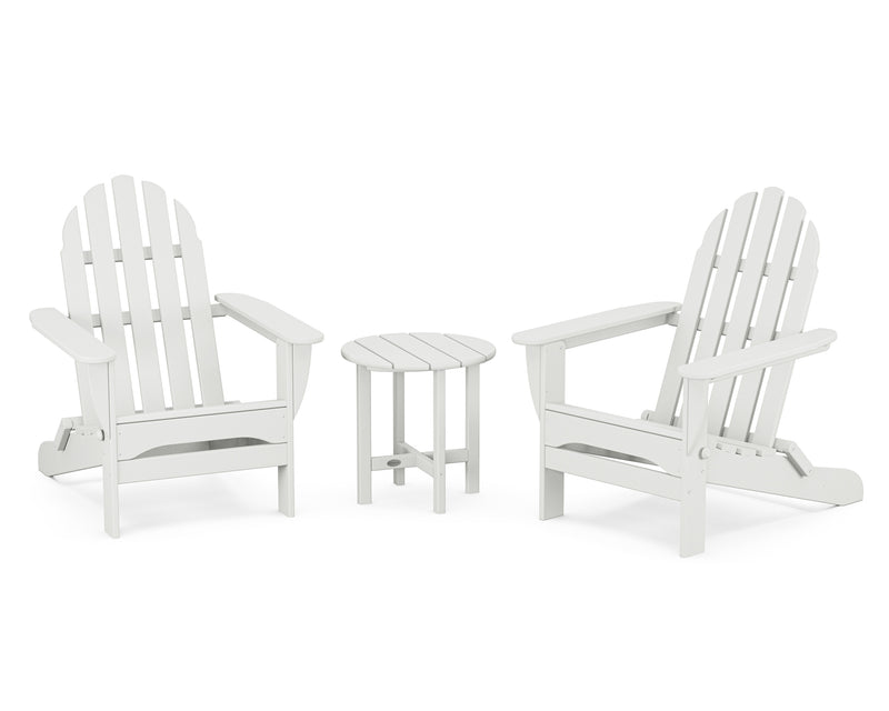 Classic 3 Piece Folding Adirondack Set - The Great Escape