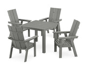 Modern Curveback 5 Piece Dining Set  - The Great Escape