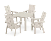 Modern Curveback 5 Piece Dining Set  - The Great Escape