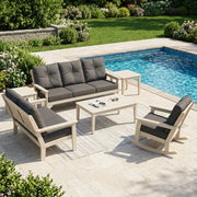 Vineyard 6 Piece Deep Seating Group - The Great Escape