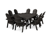 Nautical Curveback 9 Piece Dining Set - The Great Escape