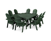 Nautical Curveback 9 Piece Dining Set - The Great Escape