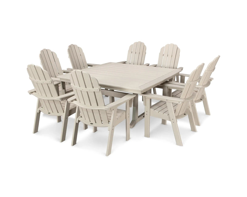 Nautical Curveback 9 Piece Dining Set - The Great Escape