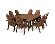 Nautical Curveback 9 Piece Dining Set - The Great Escape