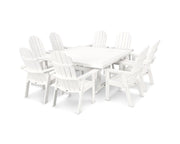 Nautical Curveback 9 Piece Dining Set - The Great Escape