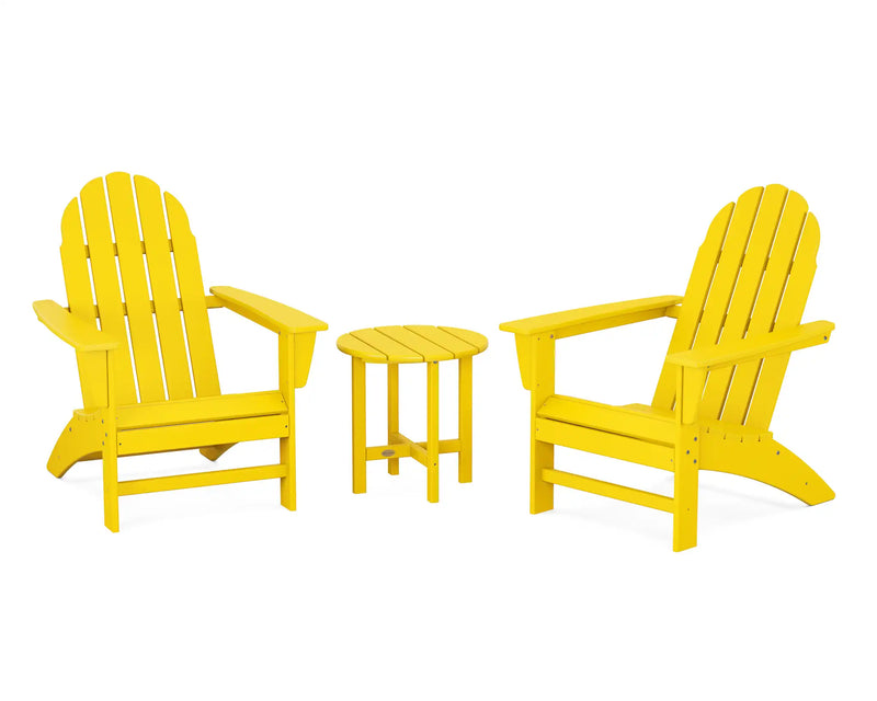 Vineyard 3 Piece Adirondack Set - The Great Escape