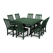 Vineyard 9 Piece Farmhouse Dining Set - The Great Escape