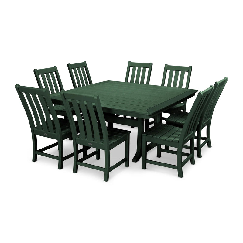 Vineyard 9 Piece Farmhouse Dining Set - The Great Escape