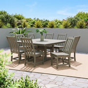 Vineyard 9 Piece Farmhouse Dining Set - The Great Escape