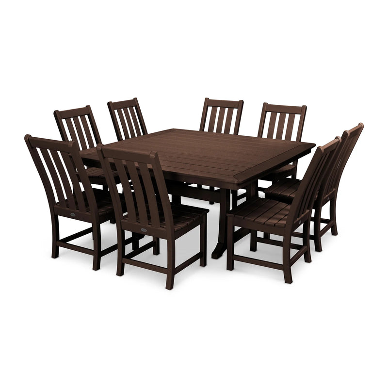 Vineyard 9 Piece Farmhouse Dining Set - The Great Escape