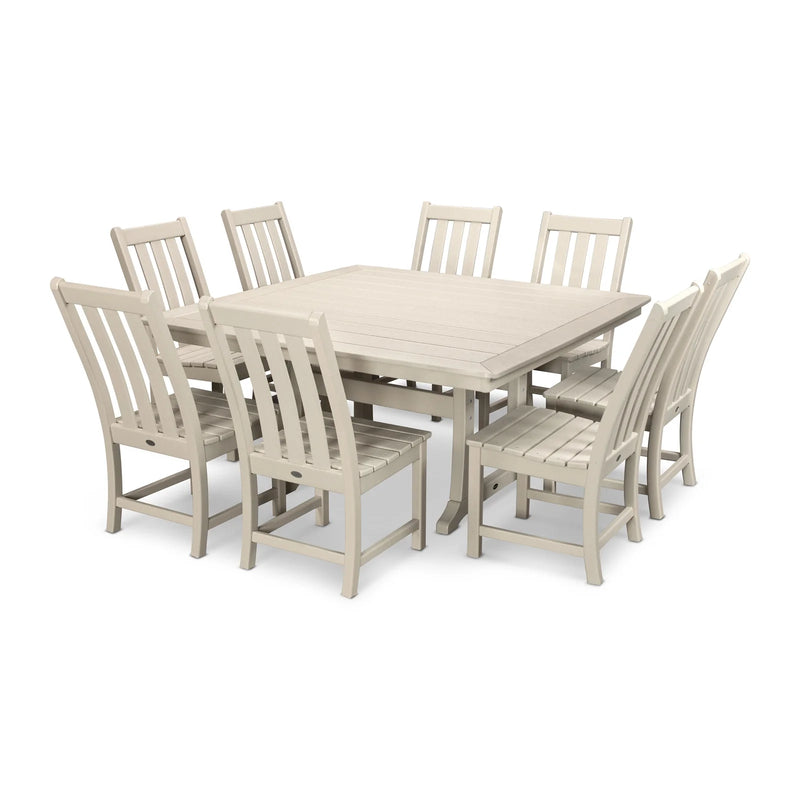 Vineyard 9 Piece Farmhouse Dining Set - The Great Escape