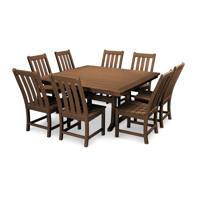 Vineyard 9 Piece Farmhouse Dining Set - The Great Escape