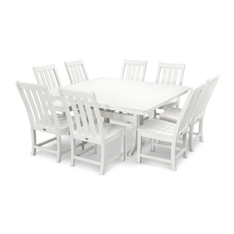 Vineyard 9 Piece Farmhouse Dining Set - The Great Escape