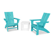 Modern 3 Piece Curveback Adirondack Set - The Great Escape