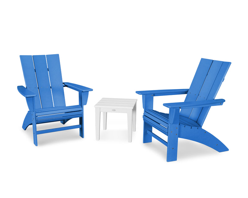 Modern 3 Piece Curveback Adirondack Set - The Great Escape