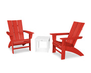 Modern 3 Piece Curveback Adirondack Set - The Great Escape
