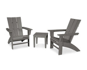 Modern 3 Piece Curveback Adirondack Set - The Great Escape