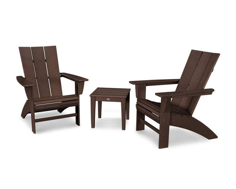 Modern 3 Piece Curveback Adirondack Set - The Great Escape