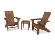 Modern 3 Piece Curveback Adirondack Set - The Great Escape