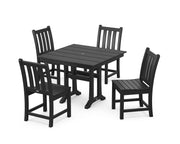 Traditional Garden 5 Piece Farmhouse Dining Set - The Great Escape