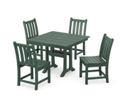 Traditional Garden 5 Piece Farmhouse Dining Set - The Great Escape