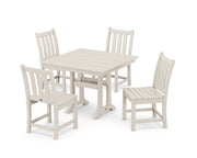 Traditional Garden 5 Piece Farmhouse Dining Set - The Great Escape