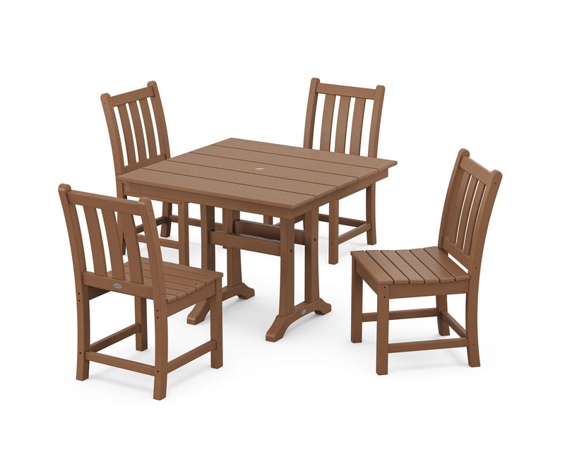 Traditional Garden 5 Piece Farmhouse Dining Set - The Great Escape