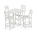 Picture of La Casa Café 5PC Farmhouse Trestle Bar Set