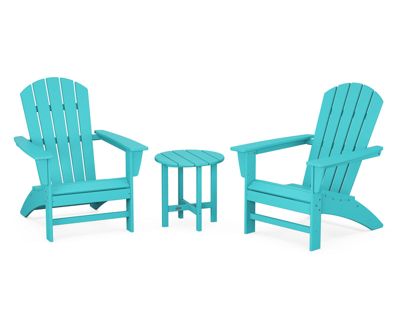 Nautical 3 Piece Adirondack Set - The Great Escape