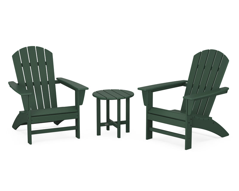 Nautical 3 Piece Adirondack Set - The Great Escape