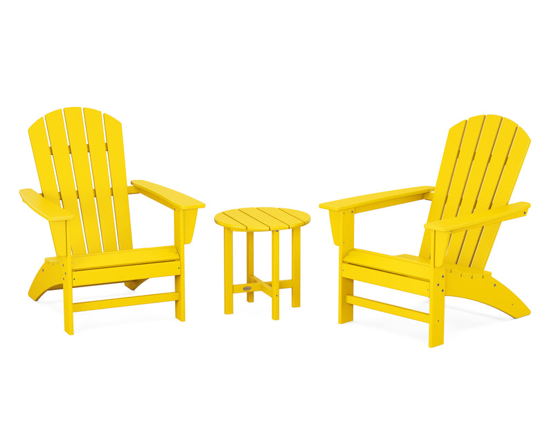 Nautical 3 Piece Adirondack Set - The Great Escape