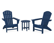 Nautical 3 Piece Adirondack Set - The Great Escape