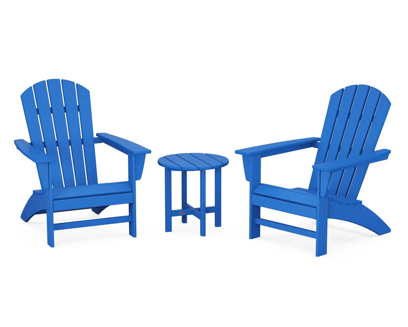 Nautical 3 Piece Adirondack Set - The Great Escape