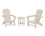 Nautical 3 Piece Adirondack Set - The Great Escape