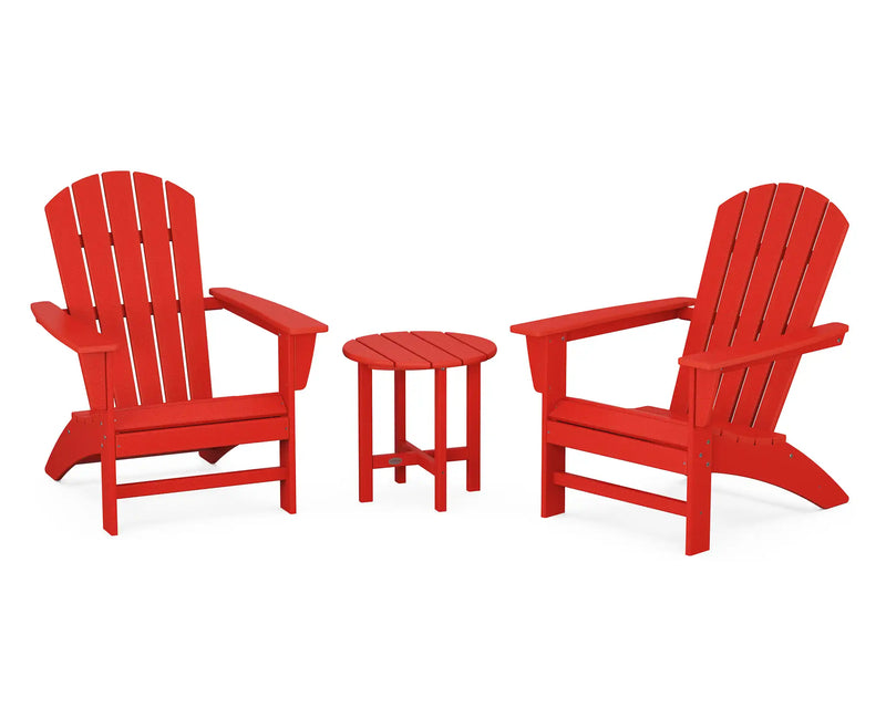 Nautical 3 Piece Adirondack Set - The Great Escape