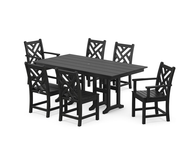 Picture of Chippendale 7 Piece Farmhouse Dining Set