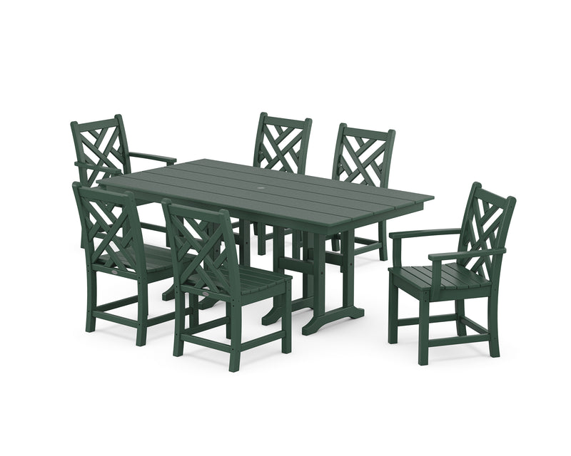 Picture of Chippendale 7 Piece Farmhouse Dining Set