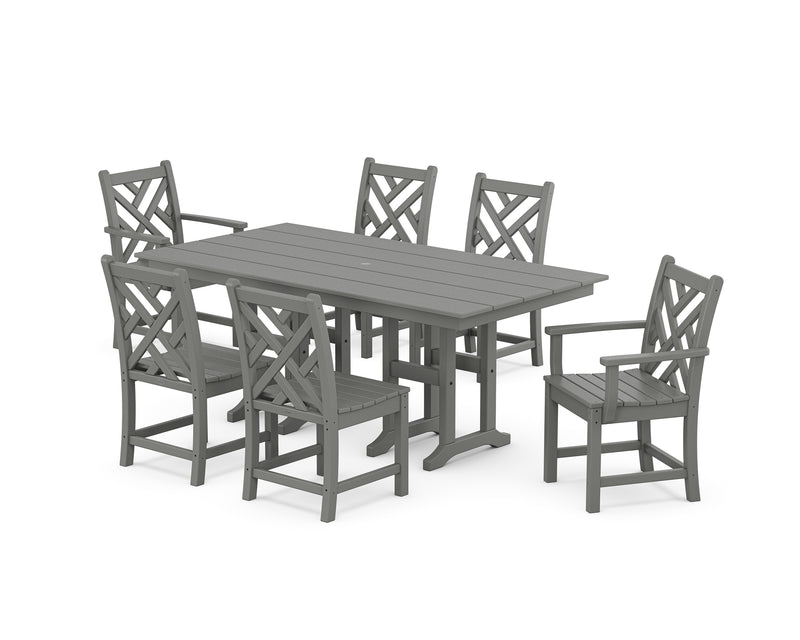 Picture of Chippendale 7 Piece Farmhouse Dining Set