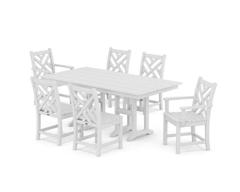 Picture of Chippendale 7 Piece Farmhouse Dining Set